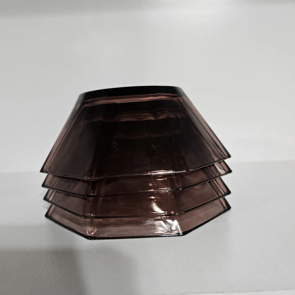 Hazel‎ Atlas Amethyst Serving Bowls - Set of 4